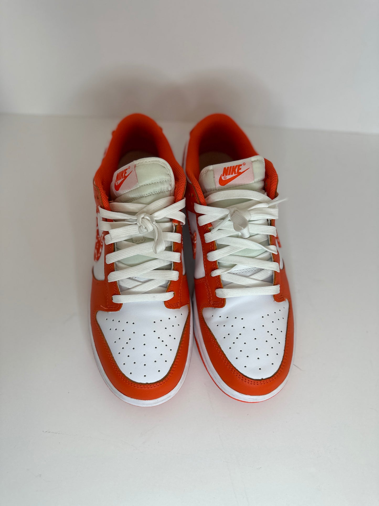 Nike Dunk Low Orange Paisley (W) Size 12W Used